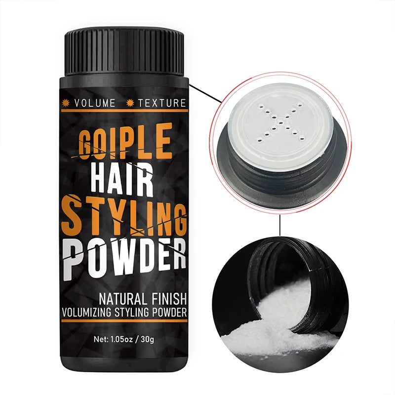 GOIPLE 30G Men Loose Hair Care Modeling Style Volumizer Texture Powder Fluffy Fiber Hair Styling Texturizing Powder for Unisex and high quality